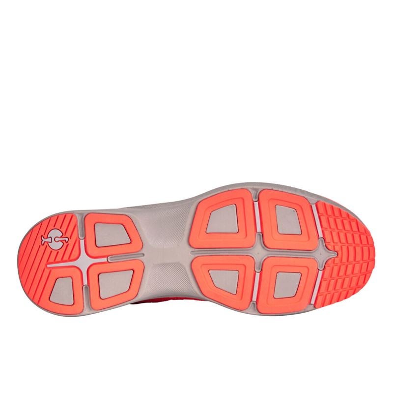 S1: S1 Sicherheitshalbschuhe e.s. Padua low + platin/warnrot 6