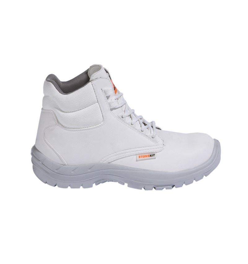 S2: STONEKIT S2 Chaussures de sécurité Paros + blanc