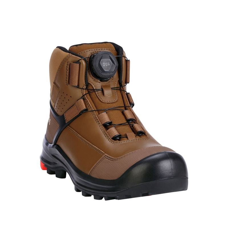 S3: S3 Veiligheidsschoenen e.s. Sawato mid + woestijnbruin/amandelbruin 4