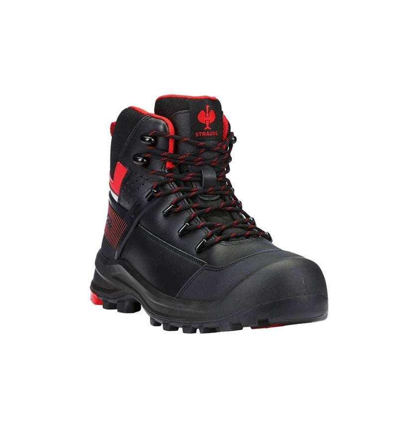 S3: S3 Veiligheidsschoenen e.s. Katavi mid + zwart/rood 2