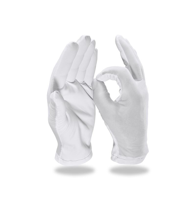 Textil: Uhrmacher-Handschuhe, 12er Pack + weiß