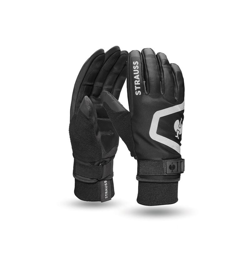 Hybrid: Handschuhe e.s.trail winter + schwarz/basaltgrau