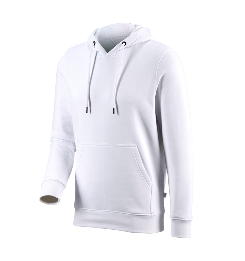 Bovenkleding: e.s. Hoody-Sweatshirt poly cotton + wit 3