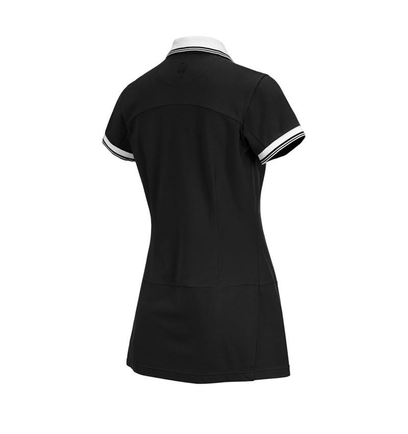 Robes | Jupes	: Robe piqué e.s.avida + noir 1