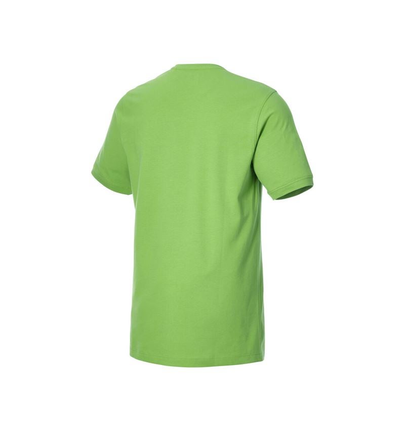 Shirts & Co.: e.s. T-Shirt cotton stretch, long fit + seegrün 3