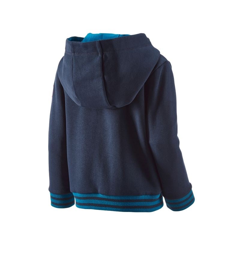 Shirts & Co.: Hoody-Sweatjacke e.s.motion 2020, Kinder + dunkelblau/atoll 3