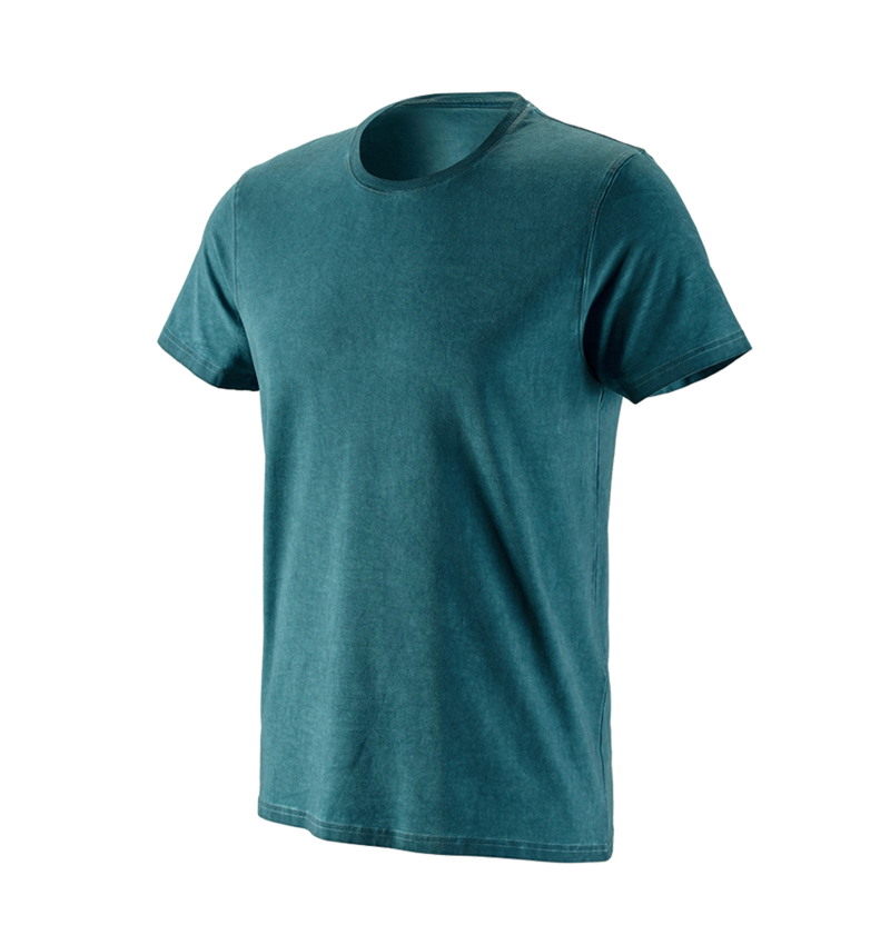 Thèmes: e.s. T-Shirt vintage cotton stretch + cyan foncé vintage 3