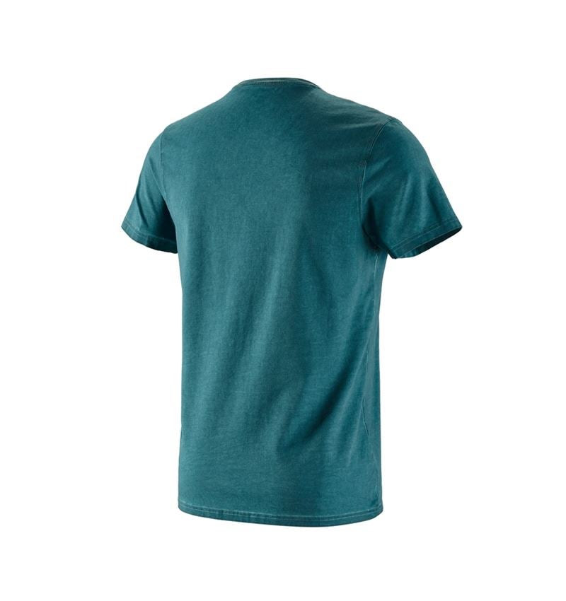 Thèmes: e.s. T-Shirt vintage cotton stretch + cyan foncé vintage 4