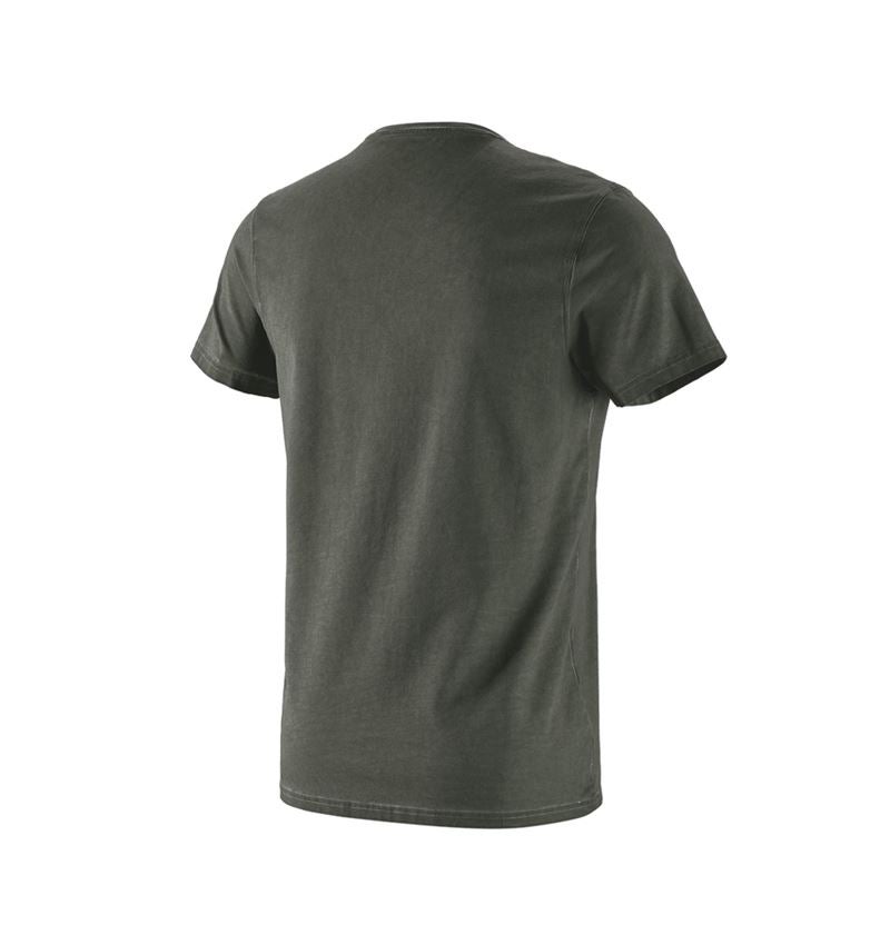 Onderwerpen: e.s. T-Shirt vintage cotton stretch + camouflagegroen vintage 4