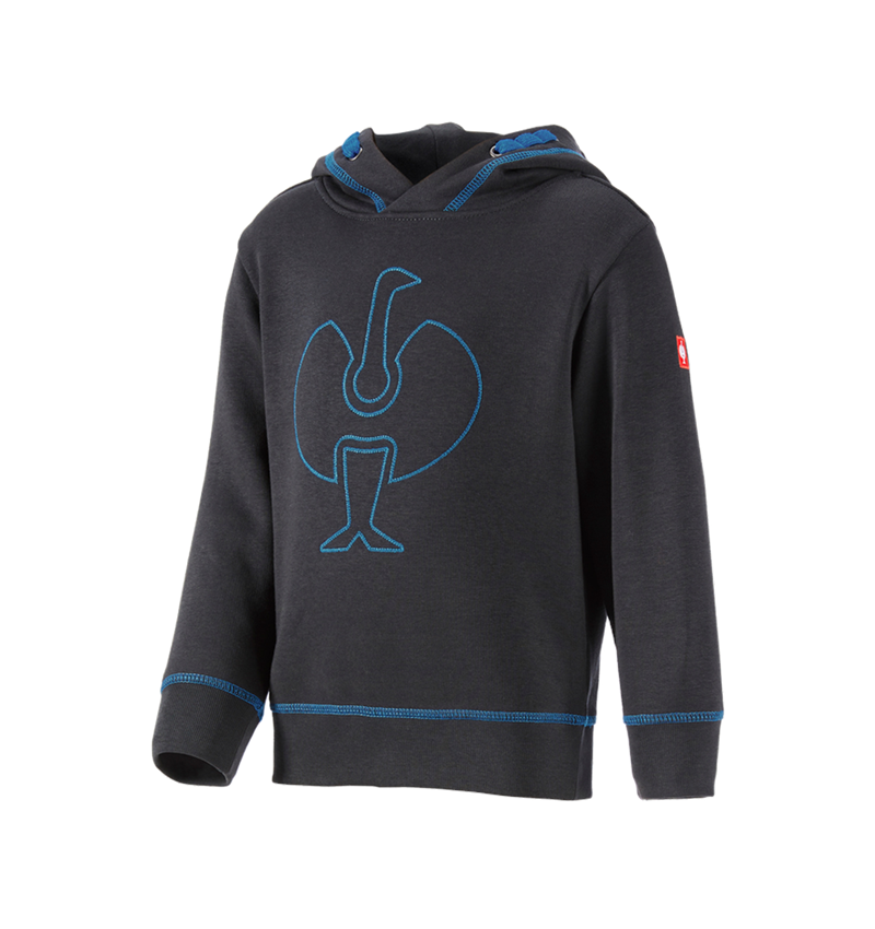 Bovenkleding: Hoody-Sweatshirt e.s.motion 2020, kinderen + grafiet/gentiaanblauw 2