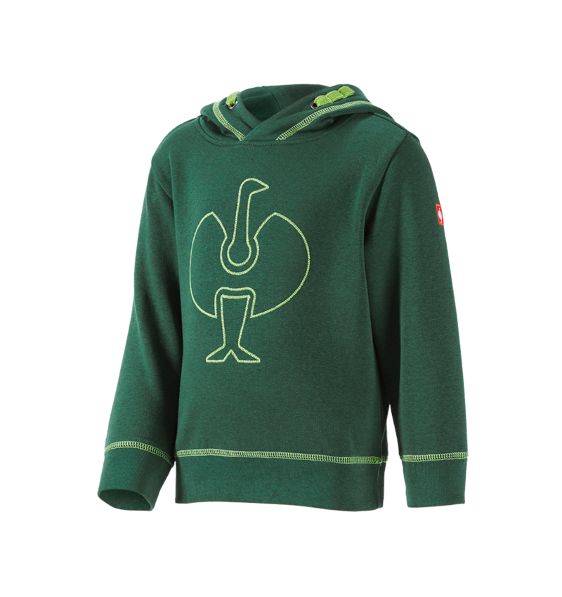 Bovenkleding: Hoody-Sweatshirt e.s.motion 2020, kinderen + groen/zeegroen 1