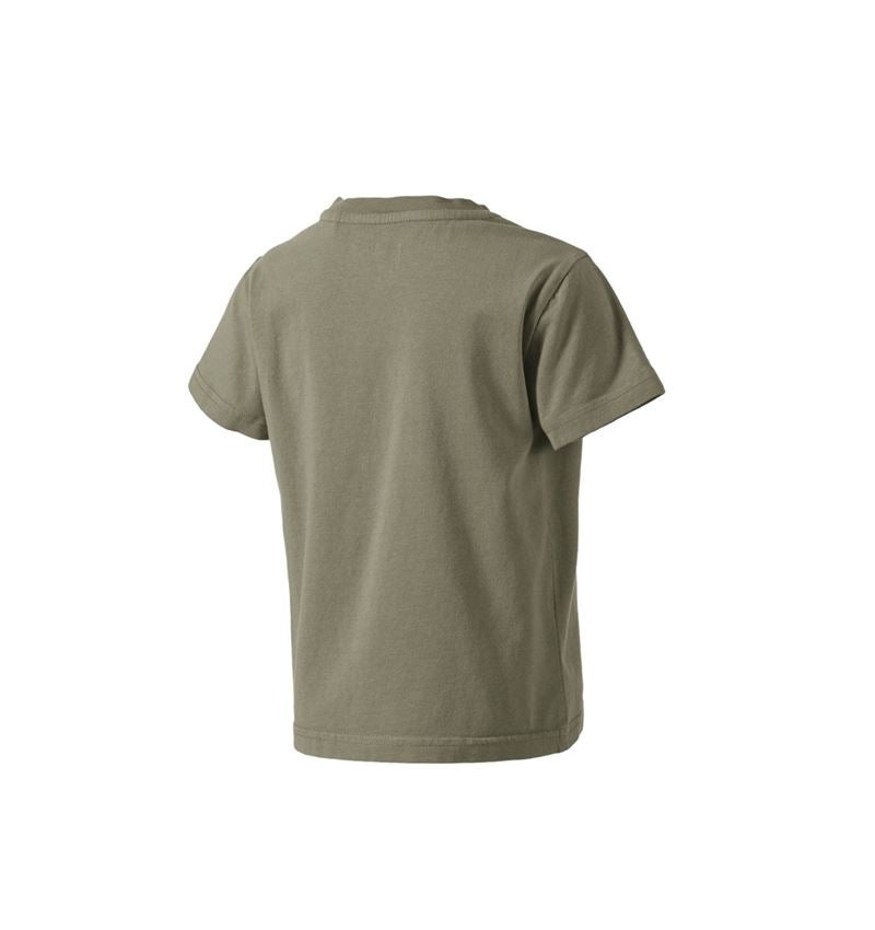 Hauts: T-Shirt e.s.motion ten pure, enfants + vert marais vintage 3