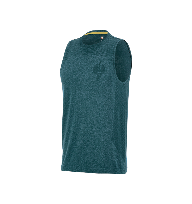 Shirts & Co.: Athletik-Shirt seamless e.s.trail + smaragdgrün melange 5