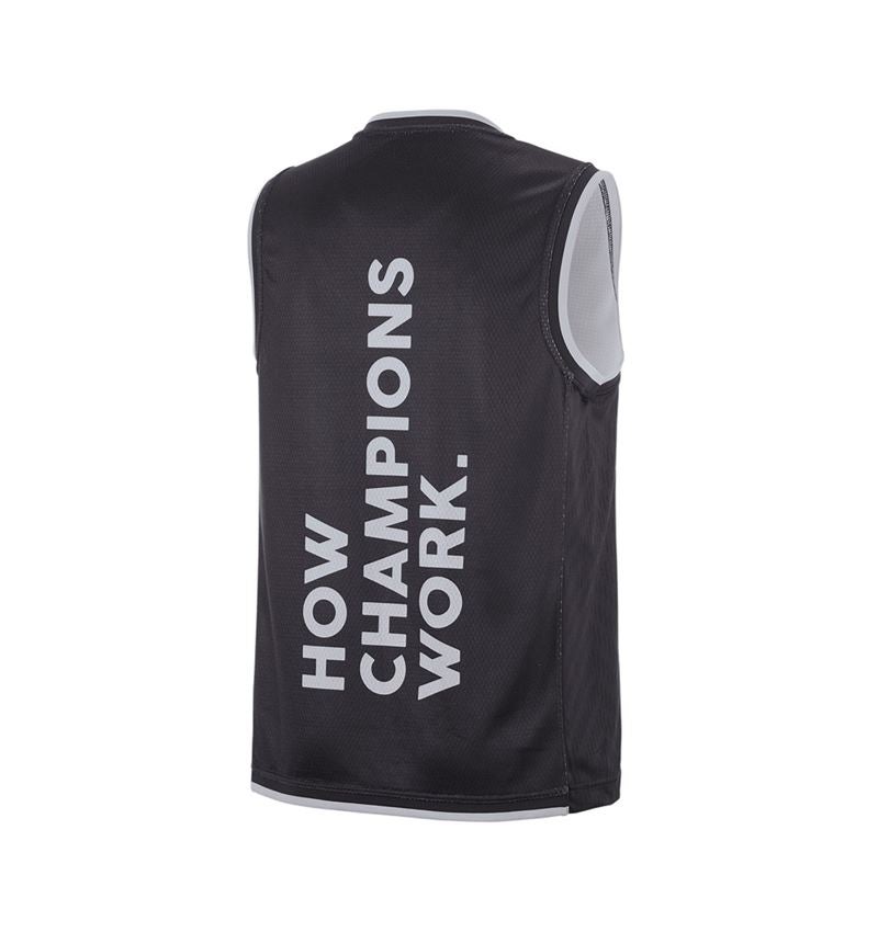 Bovenkleding: Functionele tanktop e.s.ambition + zwart/platina 5