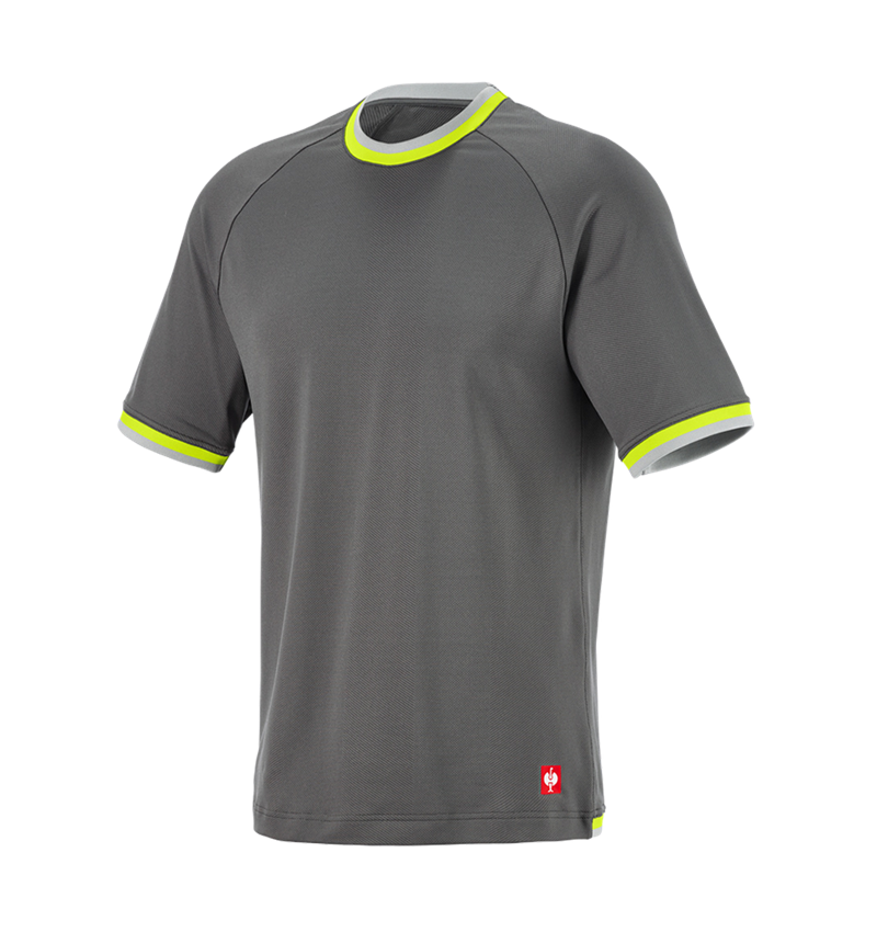 Bovenkleding: Functionele-T-shirt e.s.ambition + antraciet/signaalgeel 6