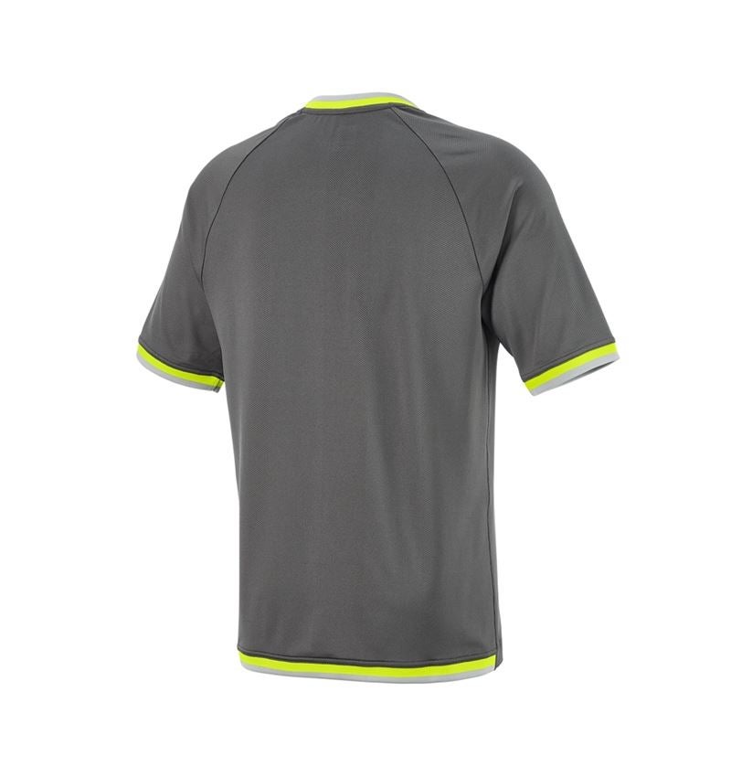 Bovenkleding: Functionele-T-shirt e.s.ambition + antraciet/signaalgeel 7