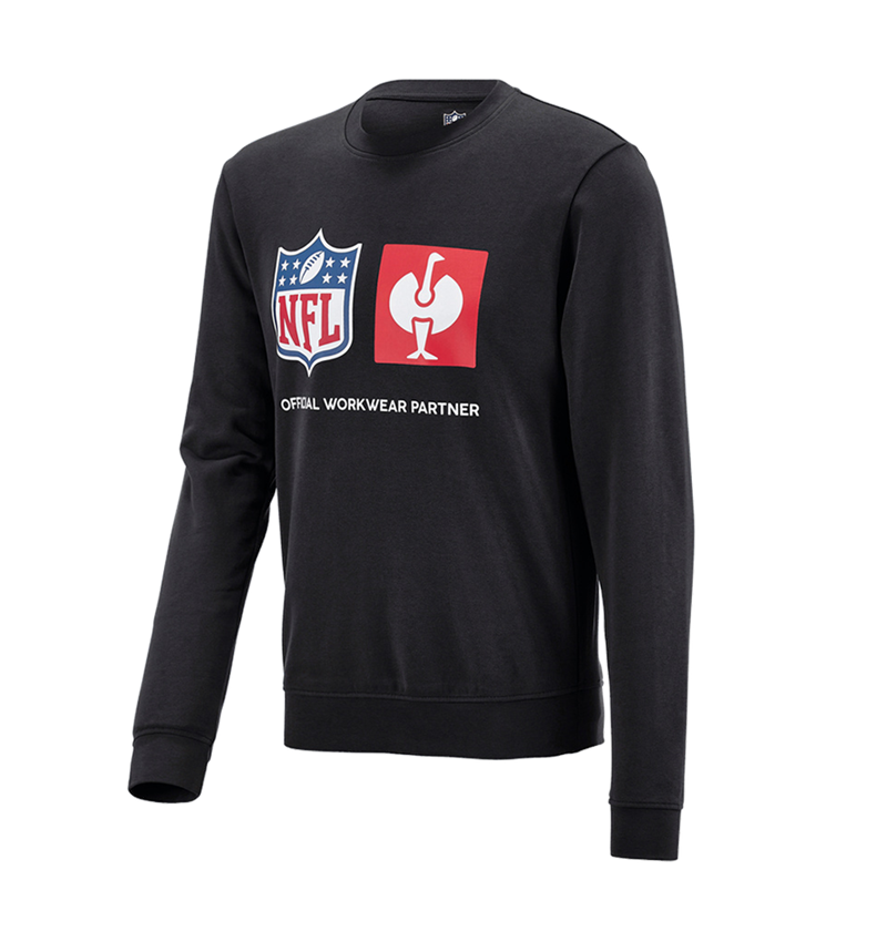 Samenwerkingen: NFL Sweatshirt cotton + zwart 3