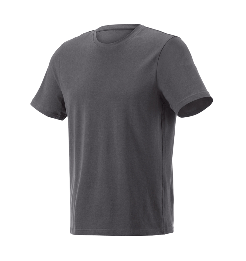 Shirts & Co.: e.s. Piqué-T-Shirt cotton light + anthrazit 5