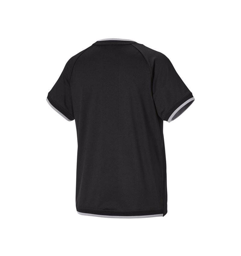 Shirts & Co.: Funktions T-Shirt e.s.ambition, Damen + schwarz/platin 4