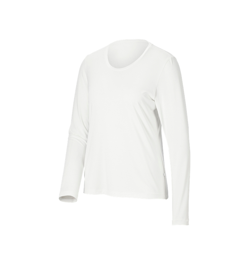 Themen: Modal-Longsleeve e.s.avida, Damen + weiß 3