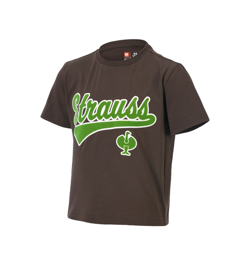Shirts & Co.: T-Shirt e.s.e:pic, Kinder + kastanie/seegrün 1