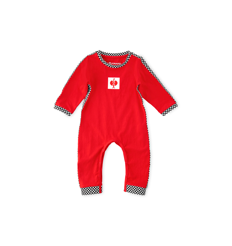 Samenwerkingen: Mario Kart babyromper + strauss rood