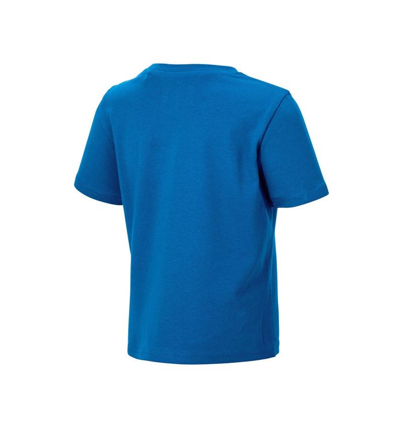 Bovenkleding: e.s. T-shirt cotton stretch engelbird, kinderen + engelbird7/gentiaanblauw 4