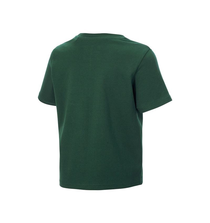 Bovenkleding: e.s. T-shirt cotton stretch engelbird, kinderen + engelbird9/groen 4