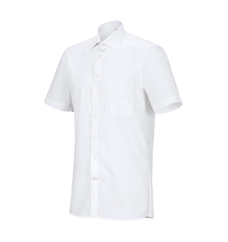 Hauts: e.s. Chemise de service à manches courtes + blanc 2