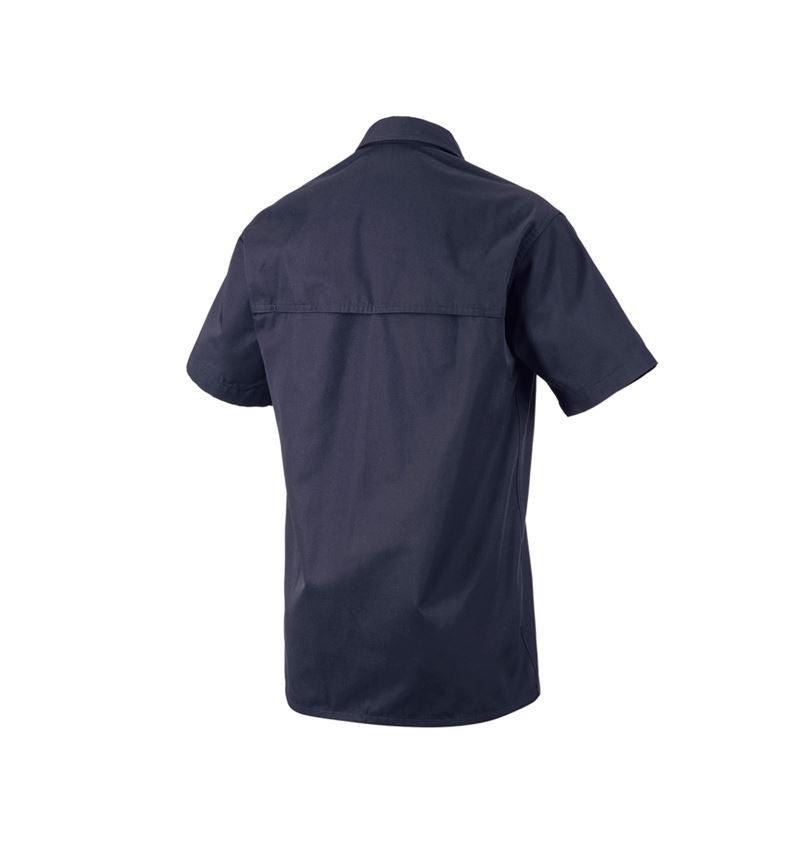 Bovenkleding: Werkhemden e.s.classic, korte mouw + donkerblauw 5