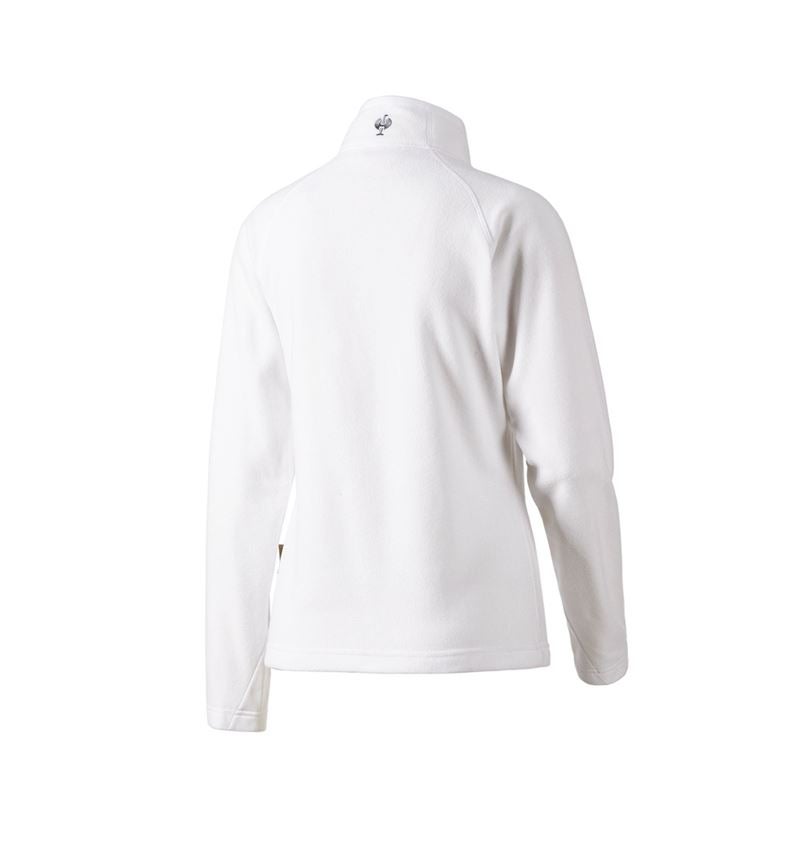 Shirts & Co.: Damen Microfleece Troyer dryplexx® micro + weiß 3
