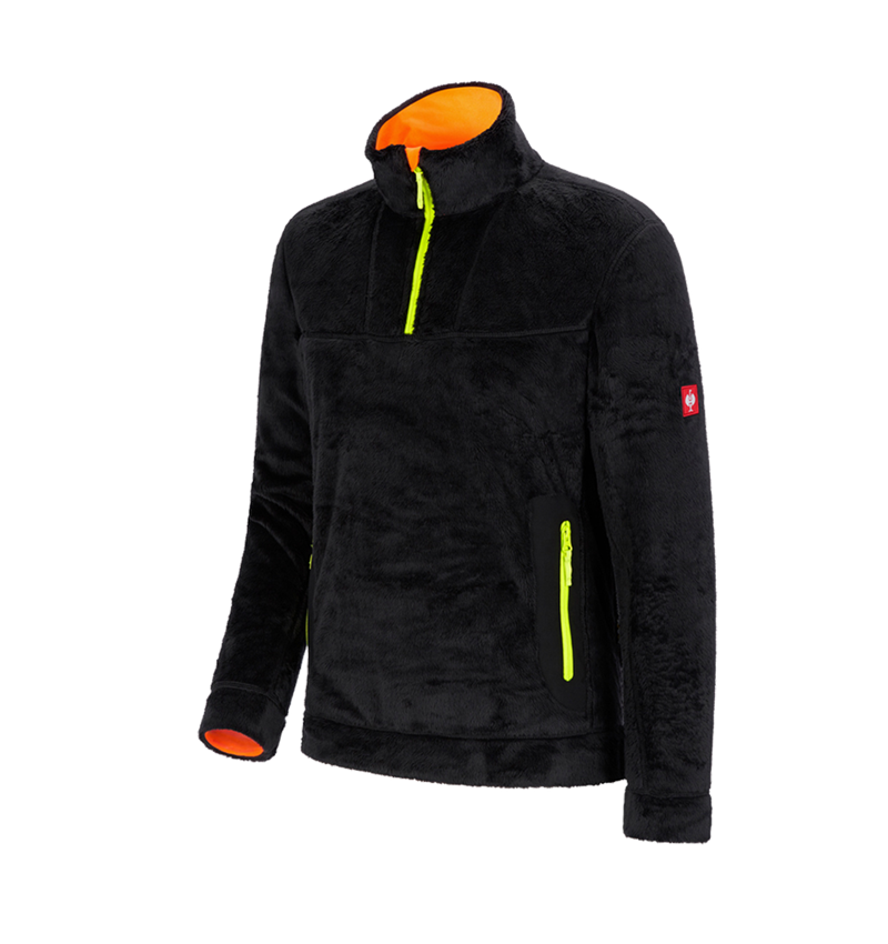 Hauts: Pull camionneur Highloft e.s.motion 2020 + noir/jaune fluo/orange fluo 2