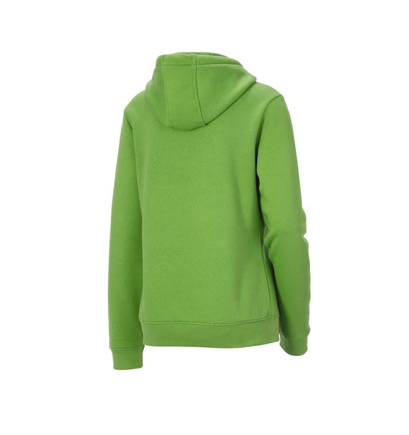Hauts: e.s. Sweatshirt à capuche poly cotton, femmes + vert d'eau 6
