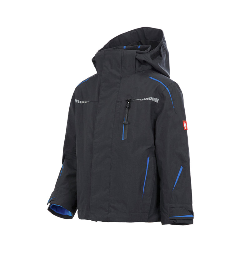 Jacken: 3 in 1 Funktionsjacke e.s.motion 2020, Kinder + graphit/enzianblau 4