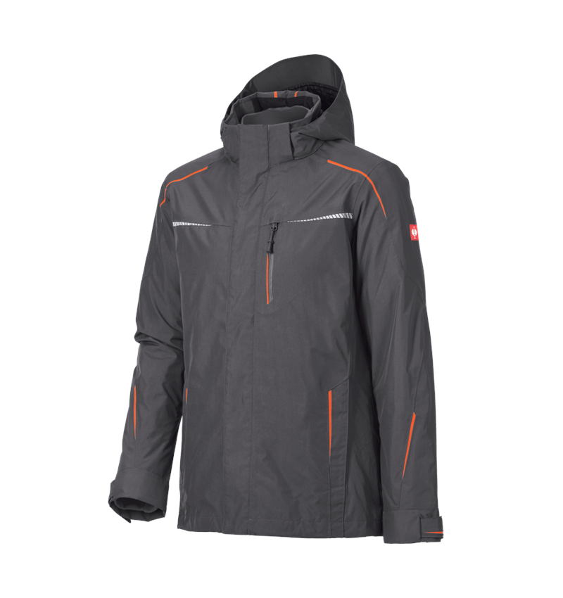 Vestes de travail: Veste de fonction 3 en 1 e.s.motion 2020, hommes + anthracite/orange fluo 6
