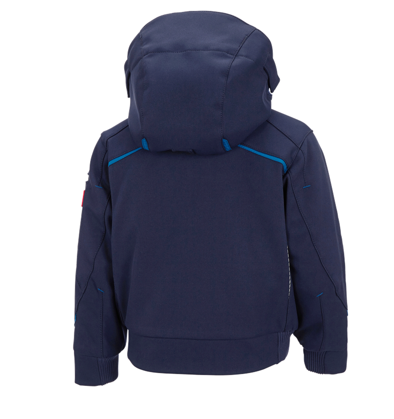 Vestes: Veste softshell d'hiver e.s.motion 2020, enfants + bleu foncé/atoll 4