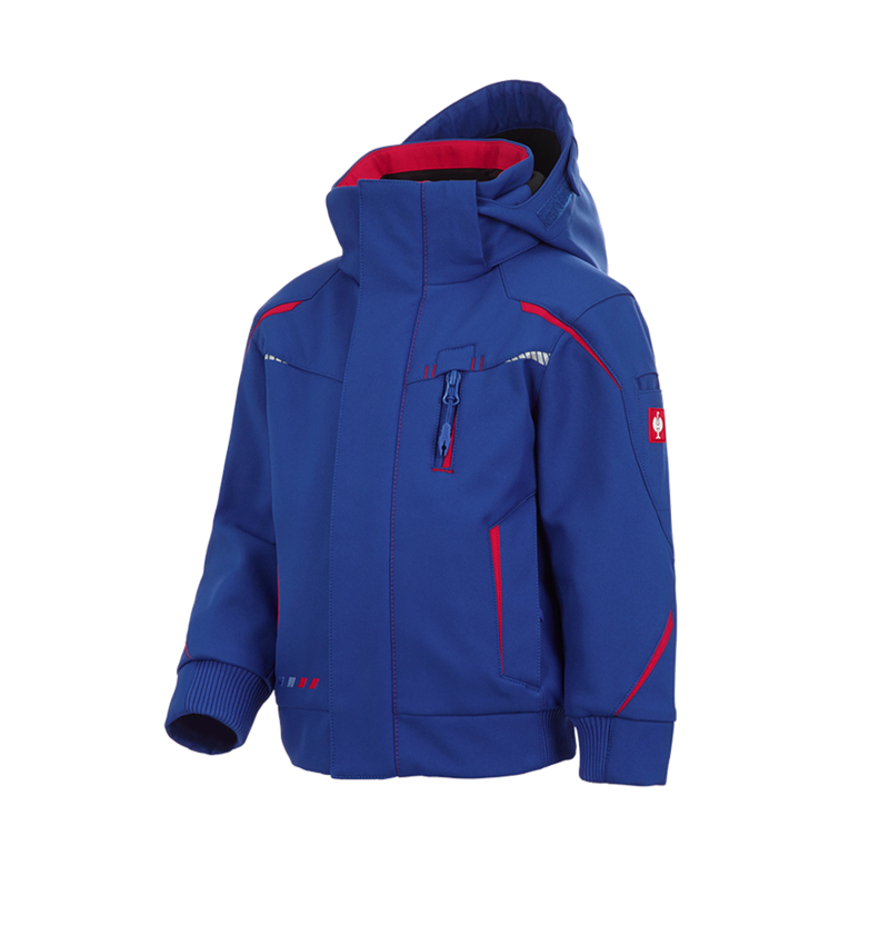Vestes: Veste softshell d'hiver e.s.motion 2020, enfants + bleu royal/rouge vif 3
