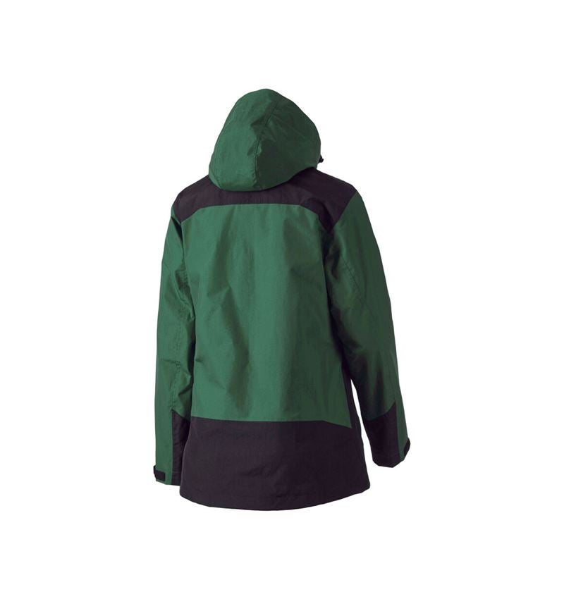 Werkjassen: e.s. Dames 3 in 1 Functionele jack + groen/zwart 3