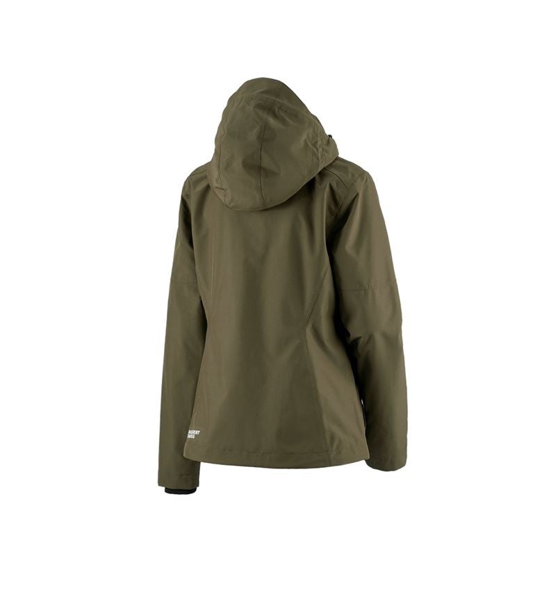 Werkjassen: Regenjack e.s.concrete, dames + moddergroen 3