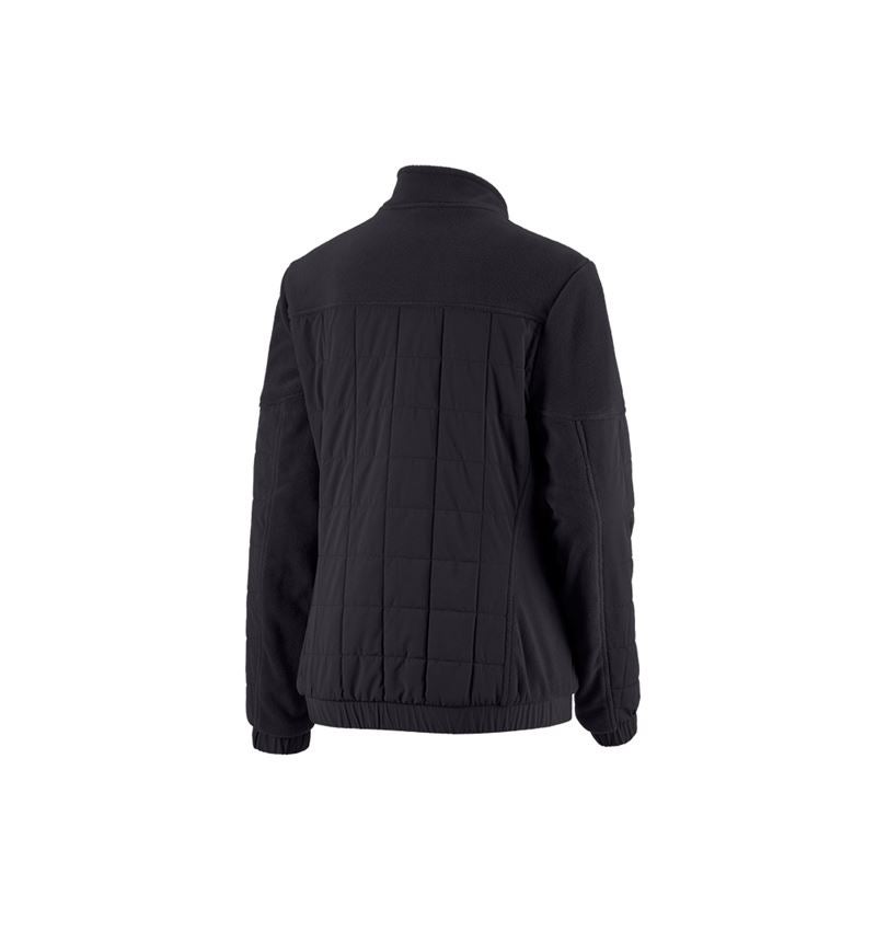 Vestes de travail: Veste en laine polaire hybride e.s.concrete,femmes + noir 3