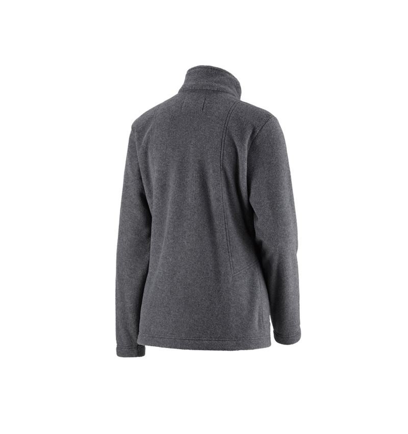 Werkjassen: Fleecejack e.s.vintage, dames + zwart melange 3