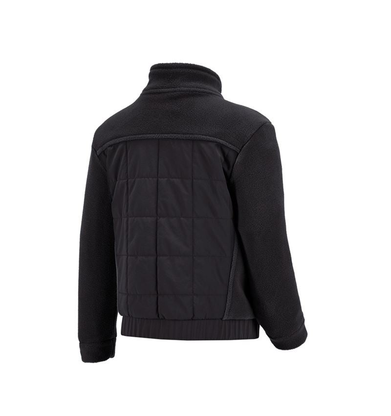 Jacken: Hybrid Fleecejacke e.s.concrete, Kinder + schwarz 3