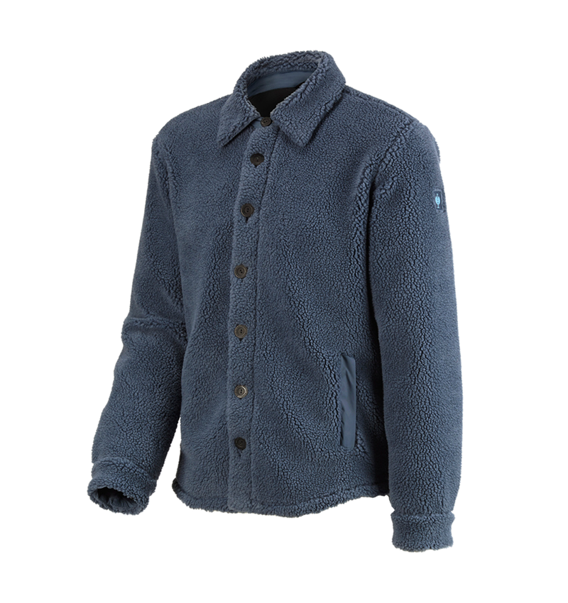 Jacken: Faserpelz Jacke e.s.iconic + oxidblau 3