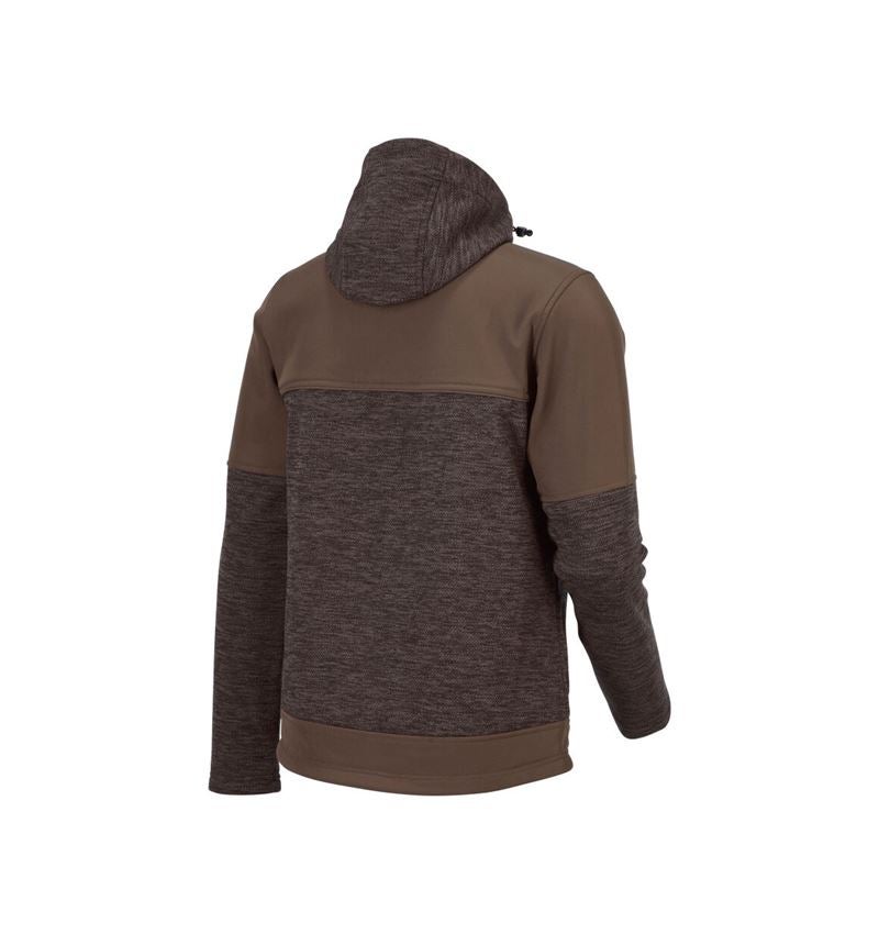 Kleding: e.s. Hybride jack + hazelnoot/kastanje 6