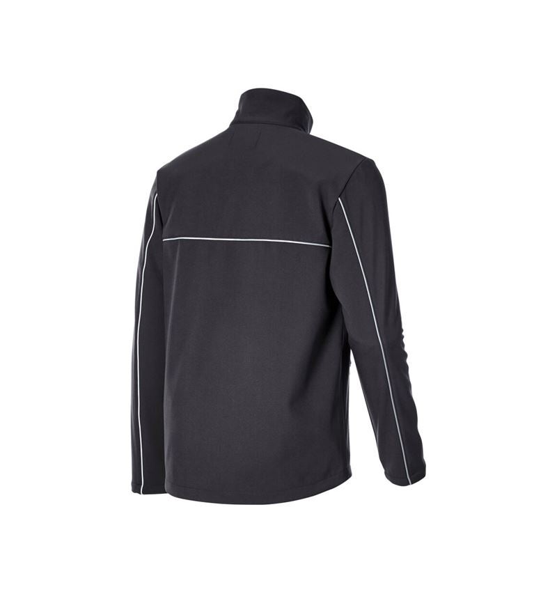 Vestes de travail: Veste Softshell e.s.line.core + noir/platine 5