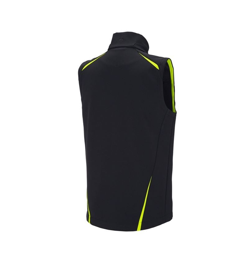 Werkvesten: Softshell-bodywarmer e.s.motion 2020 + zwart/signaalgeel/signaaloranje 3
