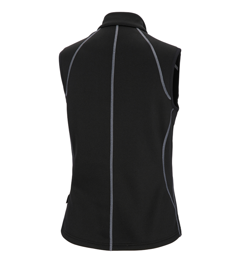Werkvesten: Bodywarmer thermo stretch e.s.motion 2020, dames + zwart/platina 3