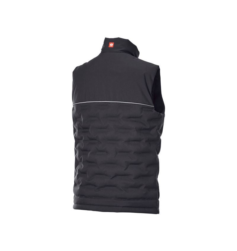 Westen: Winterweste Padded e.s.line.core + schwarz/platin 8