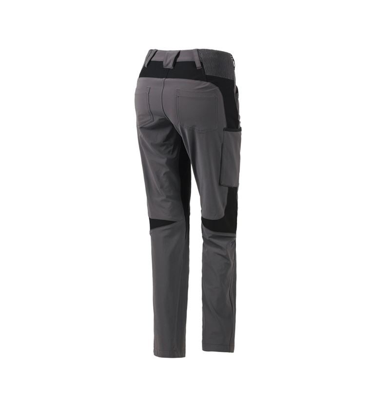 Pantalons de travail: Pantalon Cargo e.s.vision stretch, femmes + anthracite 4