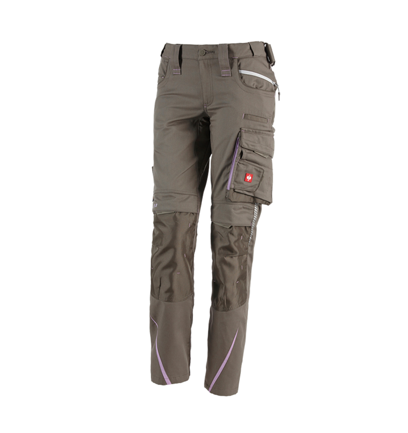 Hosen: Damenhose e.s.motion 2020 Winter + stein/lavendel 2